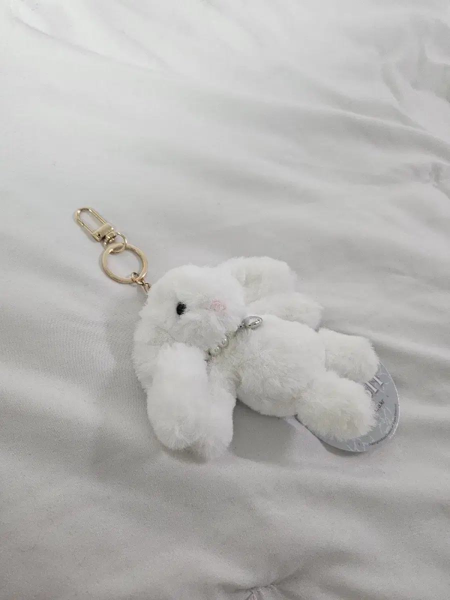 [새상품, 택있음](정품인형)13cm Noble rabbit 토끼인형키링